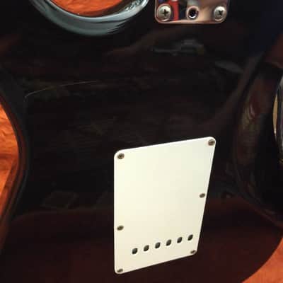 Fender Eric Clapton Stratocaster Blackie 1989 Black/White Fender Lace Gold Sensors imagen 10