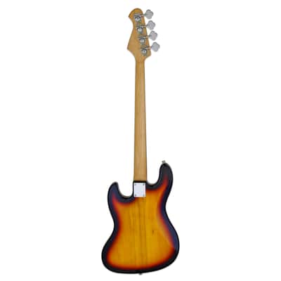 Aria STB-JB-3TS STB Series Basswood Body Bolt-On Maple Neck 4-String Electric Bass Guitar image 2