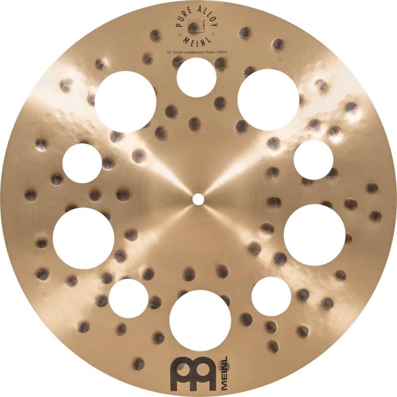 Meinl Pure Alloy Extra Hammered Trash Crash Cymbal 18" image 1