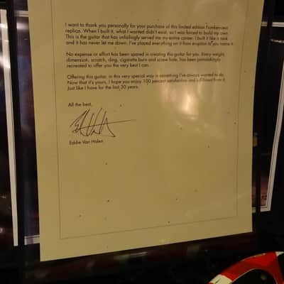 Fender Frankenstein EVH Masterbuilt Custom Shop Eddie Van Halen image 15