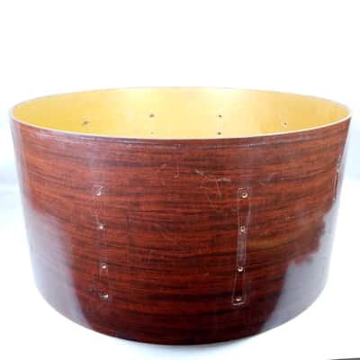 Ludwig 14x28" Mahogany Cortex VIRGIN Bass Drum Shell Vintage 5Ply Maple Marching image 2
