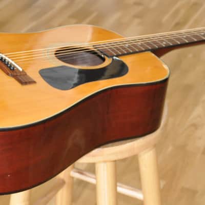 1987 Washburn D12N Dreadnought Acoustic Guitar D-12/N - Made In Korea - Free World Shipping! image 2