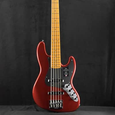 Fender American Ultra II Jazz Bass V Maple Fingerboard Sinister Red image 2