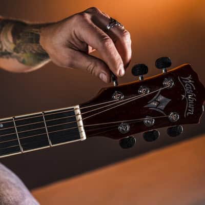 Washburn AG70CEK | Apprentice Series Grand Auditorium Cutaway Acoustic Electric Guitar w/ Electronics & HSC. New with Full Warranty! image 5