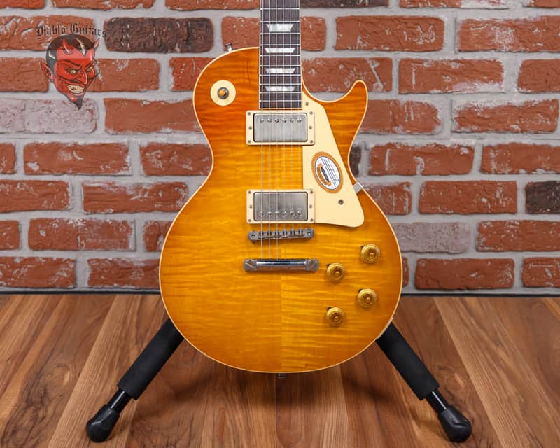 Gibson Custom Shop Collector's Choice #46 1959 Les Paul "Kathryn" #9 Flame Maple Top True Historic Aged Bradoka 'Burst 2017 w/OHSC image 1