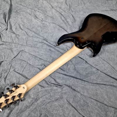 Edwards ESP E-HR-III NT7 QM/M see through Black 7string! image 15