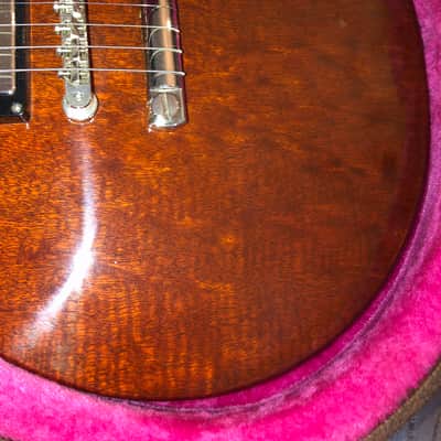 JamCity Guitars Les Paul Jr Double Cut  Faded cherry image 14