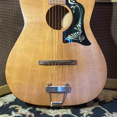 Harmony ? Vintage Acoustic USA 1970s? 60s? - Stripped Natural image 1