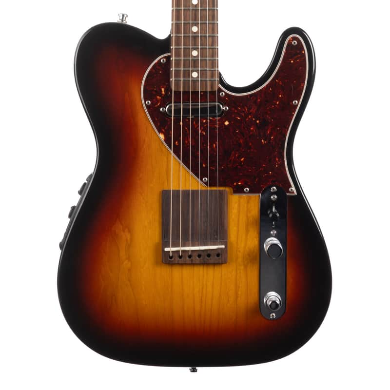Used Fender Acoustasonic Telecaster Sunburst 2010 image 1