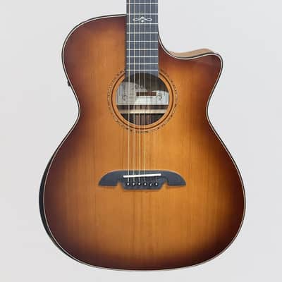 Alvarez AGE95CESHB Grand Auditorium Red Cedar/Macassar Ebony Acoustic-Electric Guitar - Shadowburst image 1