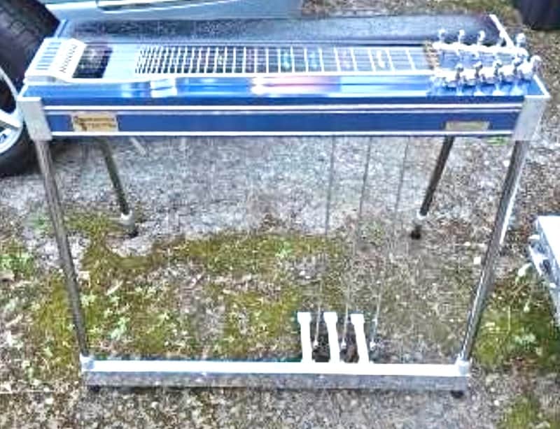 Remington Pro SD-10 Pedal Steel Guitar Sustainmaster 2012 - Maple Blue Mica image 1