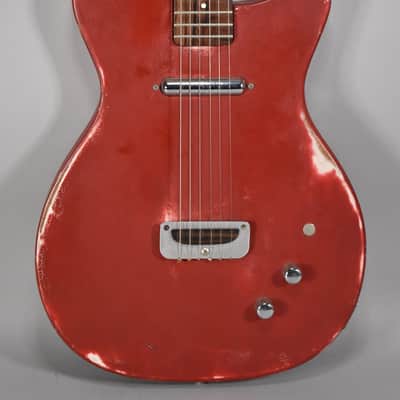 c.Early 1960's Danelectro U-1 Semi-Hollow Refin Electric Guitar image 3
