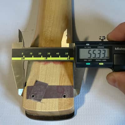 1986 Kramer USA Pacer American R2 Pointy Guitar Neck 22 Fret Floyd Ready Small Logo image 24