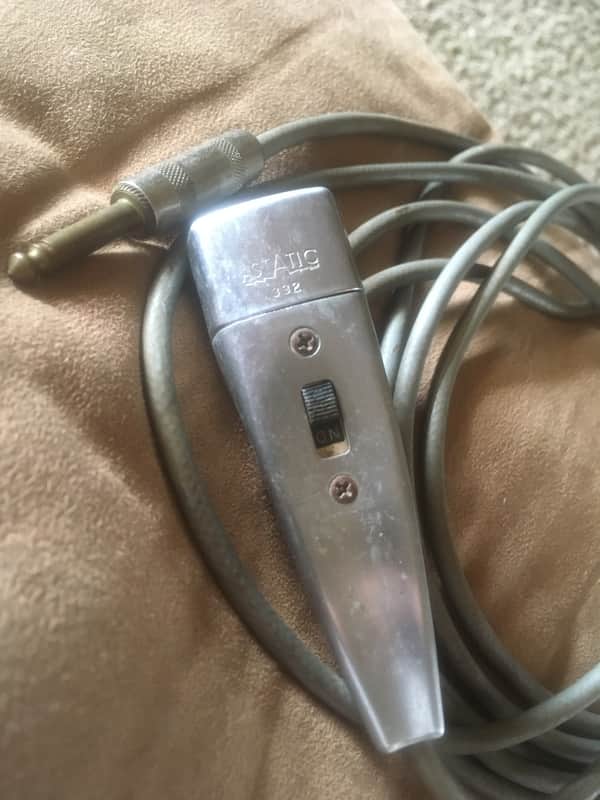 Astatic 332 Microphone 60’s Nickel/Stainless image 1