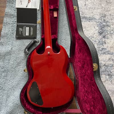 Gibson Custom shop ‘61 Les Paul SG Standard reissue VOS 2014-2015 Faded Cherry image 5