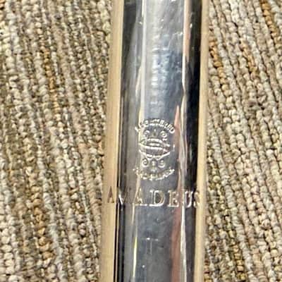 Haynes Amadeus AF680 Flute - Sterling Silver Amadeus Headjoint, Offset G, B-Foot, Excellent Condition image 10