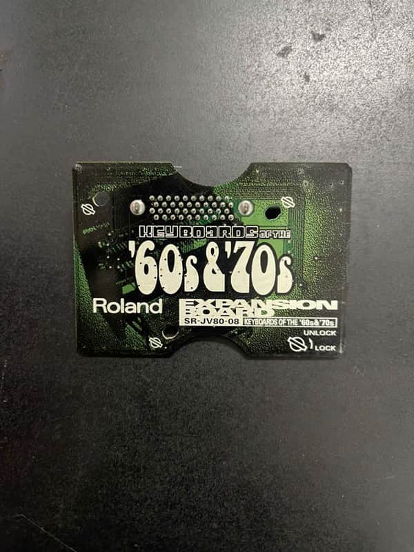 Roland SR-JV80-08 Keyboards Of The '60s & '70s Expansion Board 1990s - Green image 1