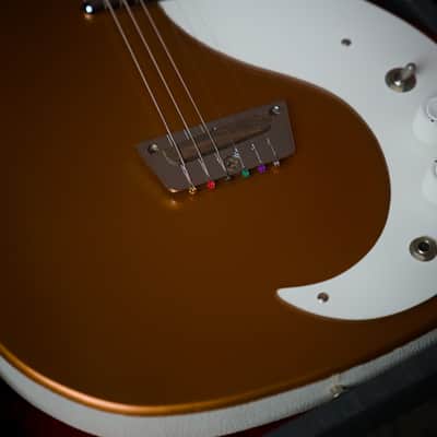 Rare Vintage 1965 Danelectro DC-1 3012 Copper Shorthorn image 7