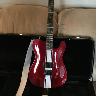 Fender Esquire GT 2003 Red w/ White racing stripe image 1