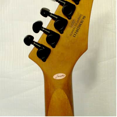 Firefly FFSL-MBKSL-744 Classic Series Electric Guitar (Shredder) - Black with White Skull and Bones body. image 8