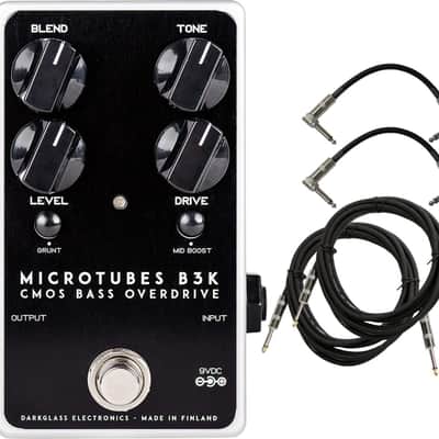Darkglass Microtubes B3K 2.0 Bass Distortion Pedal w/ 4 Cables! image 1