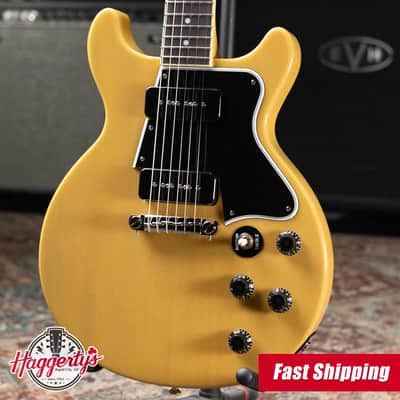 Epiphone Les Paul Special Double Cut Electric Guitar - TV Yellow with Gig Bag image 1