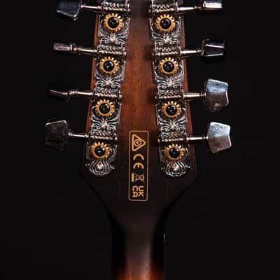 Ibanez M510E A-Style Mandolin, Open Pore Vintage Sunburst image 10