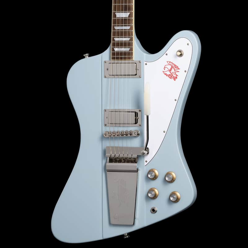 Epiphone 1963 Firebird V Frost Blue with Case image 1