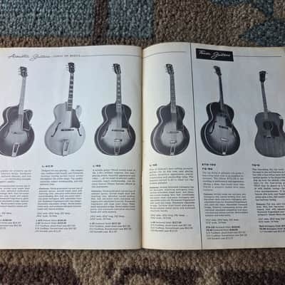 Vintage 1960 Gibson Full-Line Catalog! Rare, Original Case Candy, Paperwork! image 19