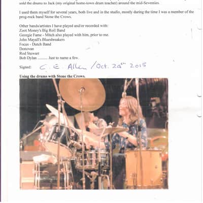 Mitch Mitchell's 1960s Ludwig Drum Set, $19,995 image 10