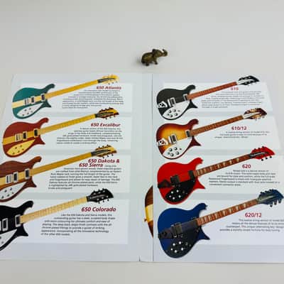 Rickenbacker 600 Series Foldout Brochure 1993 image 4