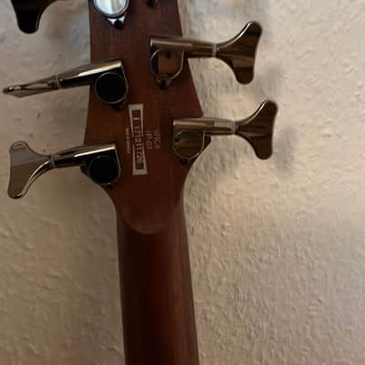 Ibanez SRC6-WNF Bass Workshop Soundgear 2017 Walnut Flat image 8