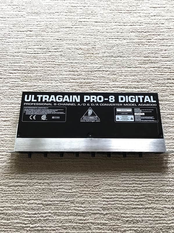 Behringer Ultragain Pro-8 Digital ADA8000 8-Channel Mic Preamp