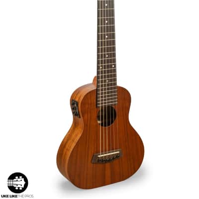 Islander GL6-EQ 6-String Acoustic Electric Baritone Ukulele, Acacia Body image 1