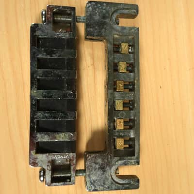 Schaller 456 Electric Guitar Adjustable Wraparound Bridge Tailpiece Germany image 6
