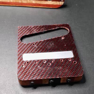 Hillbilly Guitars Custom Exotic Wood American Deluxe Telecaster Bridge w Brass Comp Saddles image 5