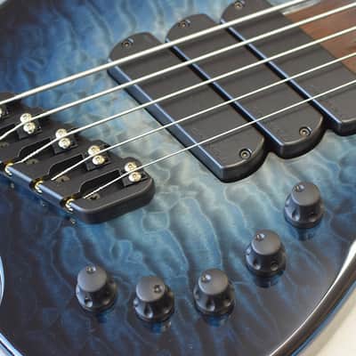 Dingwall Custom ABZ 5 Natural to Blue Burst QM image 14