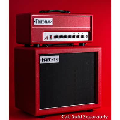 Friedman JEL-20 Jake E Lee Signature 20 Watt Tube Guitar Amplifier Head - Red image 15
