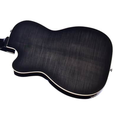 Airline Guitars Tuxedo Blackburst Flame image 4