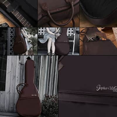 Gopherwood K330RCE GA Body Acoustic Guitar Solid Roasted Spruce EQ Pickup image 5