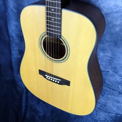 Freshman Acoustic Solid Spruce Top Dreadnaught FA1DN(S) image 2