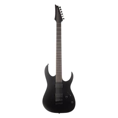 Ibanez RGRTBB21 Iron Label RG Baritone - Black Flat image 2
