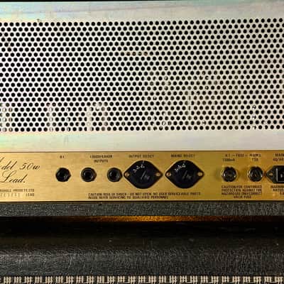 Marshall JCM 800 Lead Series Model 2204 50-Watt Master Volume Mk2 Head 1985 - Serviced image 8