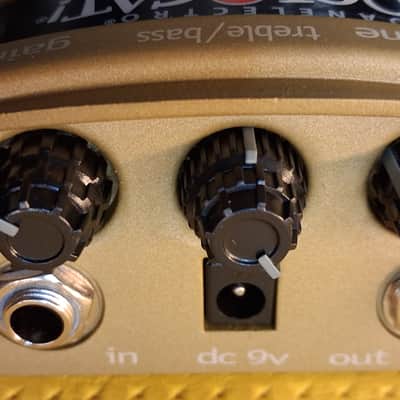 Danelectro Cool Cat Transparent Overdrive V2 2010s - Gold image 5
