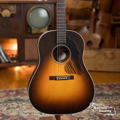 Mint IRIS DF *Custom* Guild Sitka/Old Mahogany Burst Slope Shoulder Dreadnought Guitar #1044 image 25