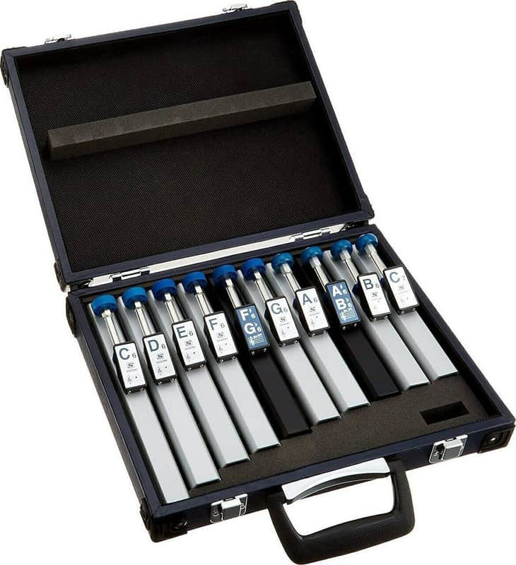 Suzuki HB-100 10 Note Tone Chime Set w/Case image 1