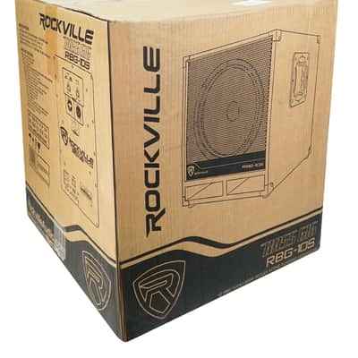 New Rockville RBG10S Bass Gig 10" 1200 Watt Active Powered PA Subwoofer DJ/Pro image 17