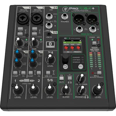 Mackie ProFX6v3+ 6-Channel Analog Mixer with Enhanced FX, USB Recording Modes, and Bluetooth imagen 2