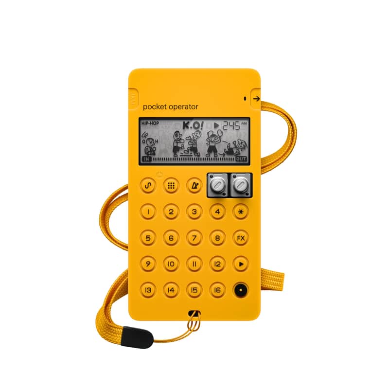 Teenage Engineering CA-X Silicone Pro Case for Pocket Operator PO (Yellow) image 1