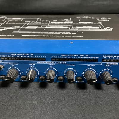 Samson S-Com Plus S Class Stereo Compressor/Limiter 2010s - Blue - With Box image 5